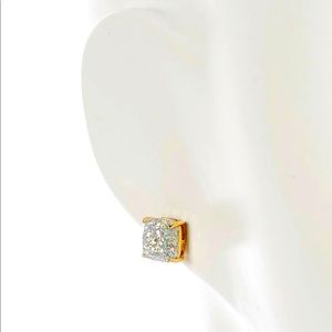 Kate Spade Mini Small Square Studs - Opal